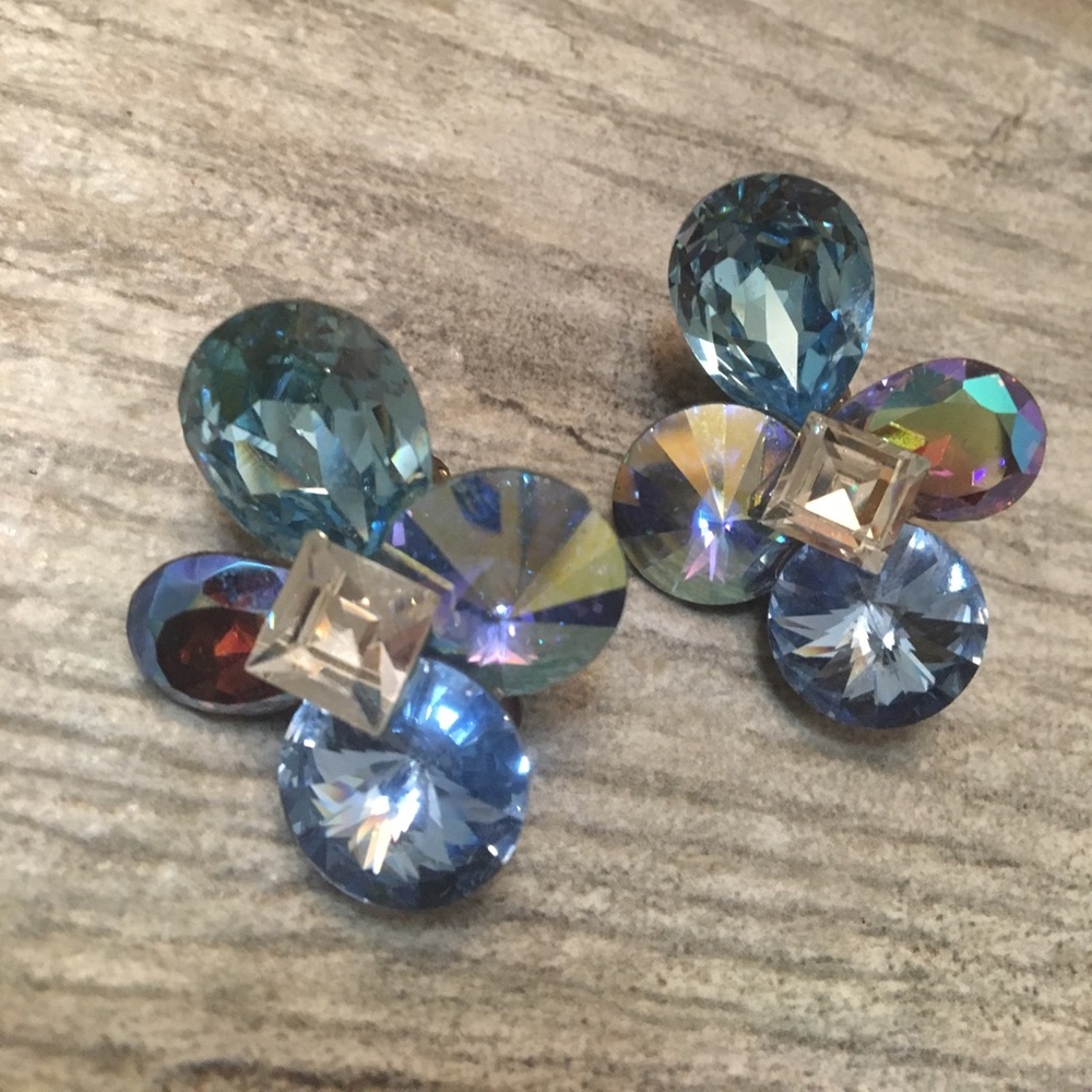Wendy Gell vintage Swarovski Earrings